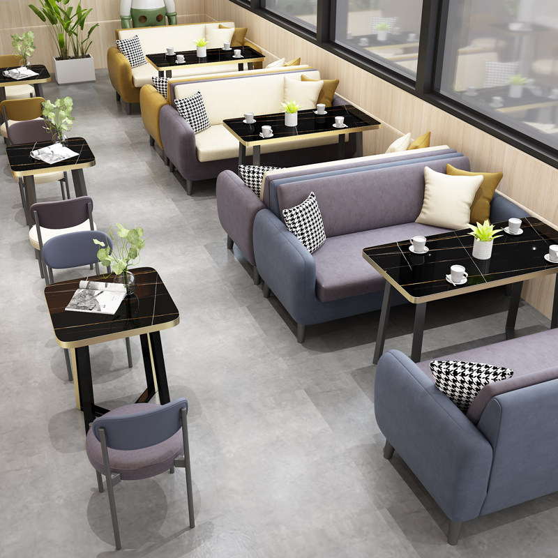休闲咖啡a厅西餐厅甜品奶茶店沙发桌椅组合售楼部洽谈接待双人沙,商业/办公家具,沙发,淘宝优惠券,粉丝福利购,淘宝优惠卷