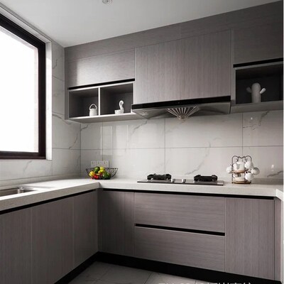 免漆木饰面板格栅装饰板电视背景墙护墙黑胡桃实木R科技科定板kd