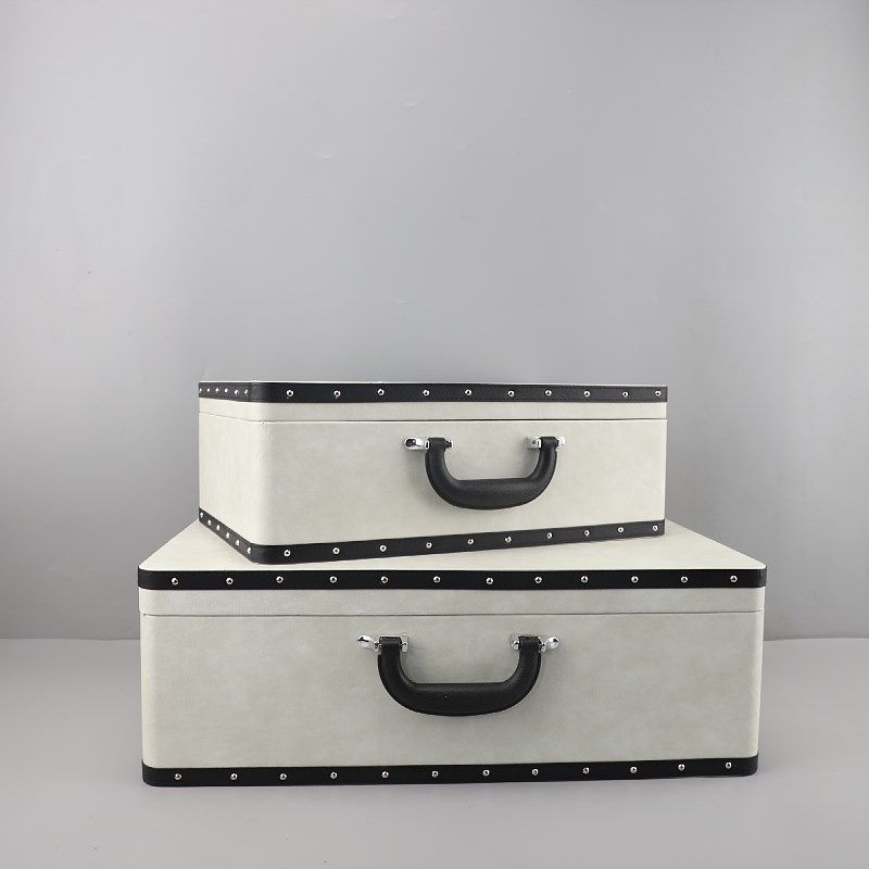 轻奢皮革首饰收纳盒摆件酒店样y板间家居玄关客厅卧室桌面化妆品,家居饰品,饰品盒,淘宝优惠券,粉丝福利购,淘宝优惠卷