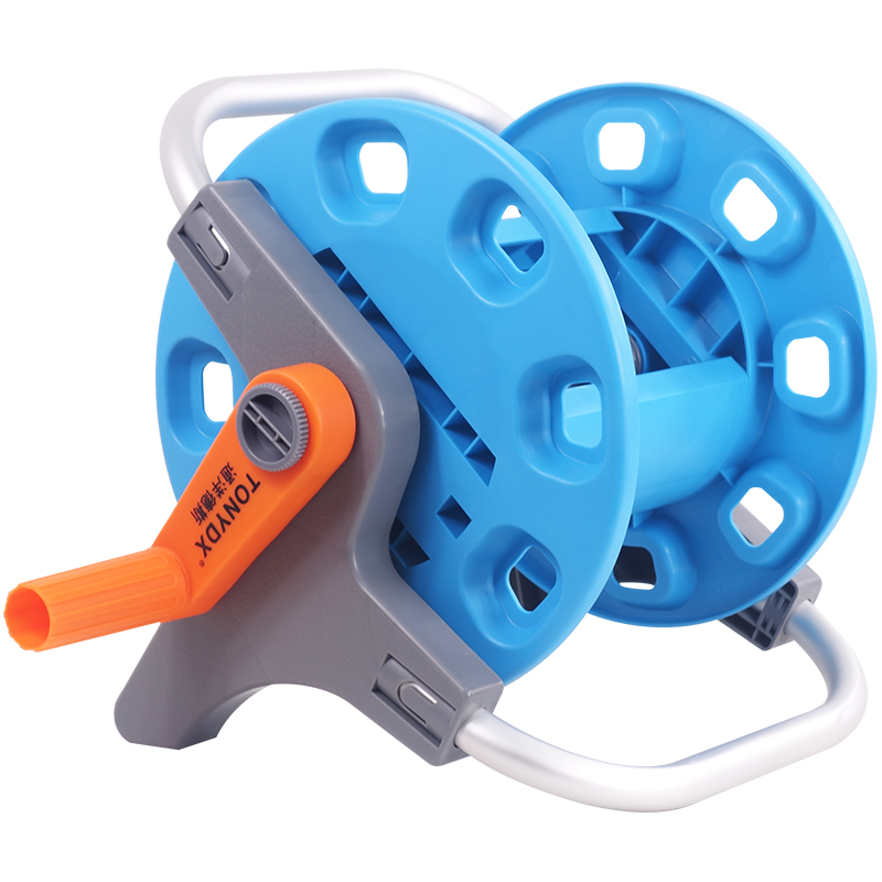 水车架 水管收i纳架便携水枪洗车水管收纳车架 盘管架缠绕卷管线