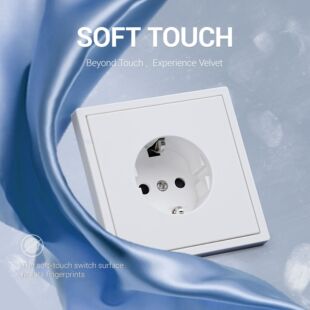 肤感欧标开关欧规Z系列德插wall socket 俄罗斯розеткa