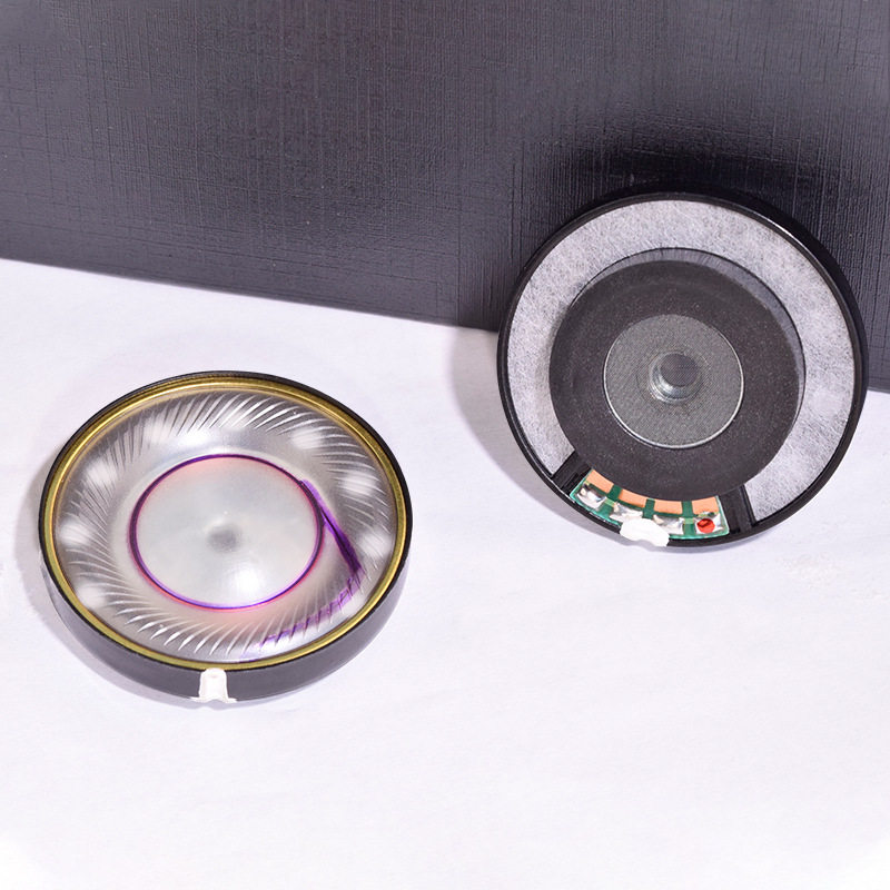 轻歌曼40MM新材质三膜复合超柔低音头戴耳机喇叭HIFI发烧DIY喇叭