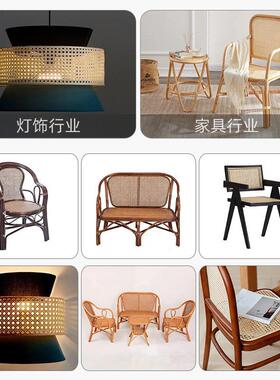 胶眼笪仿藤白编材料PE塑料工藤笪角六八DVS角仿藤白色藤制人造手