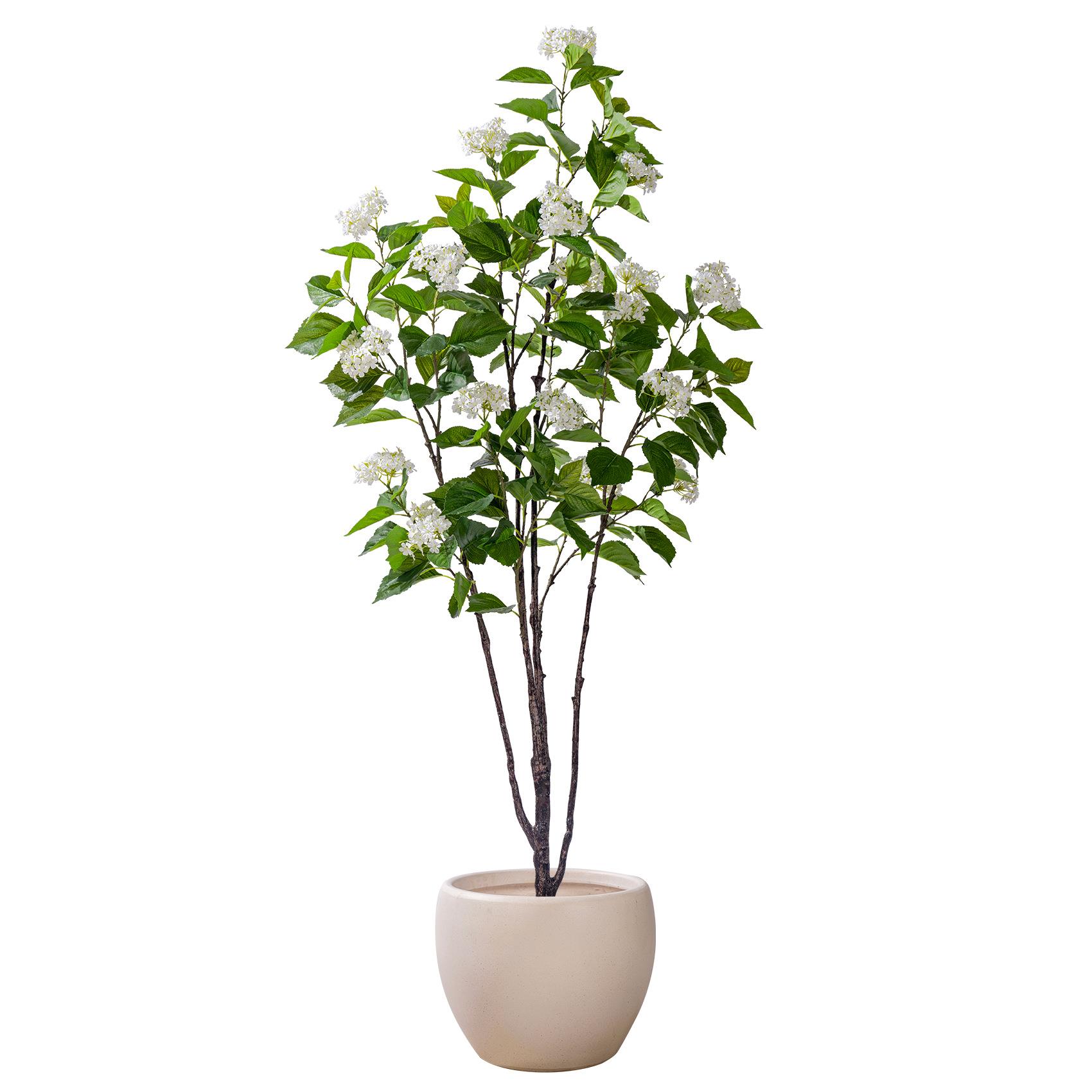 大型仿真植物绣球花树盆栽室内客厅摆件仿生绿植落地摆件装饰