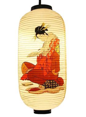 日灯笼PVC户外防水晒寿司居酒烧YOF肉店装饰美女浮人物式广屋告世