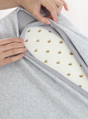 8狼泰国天然乳胶枕头橡H胶成人枕护颈椎记忆枕芯tb-65056牙高低按