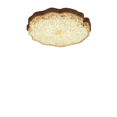 金箔树脂意式极简卧室吸顶灯房间吸顶灯中古全光谱护眼灯吸顶主灯