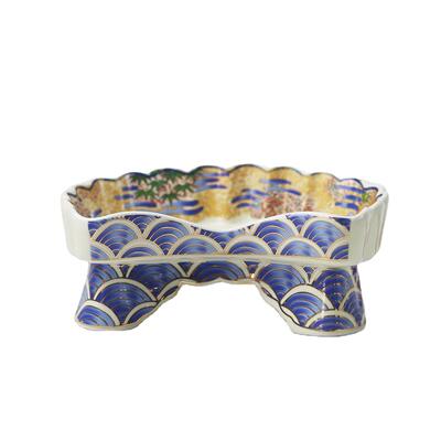 日式创意脚盘刺身盘冷菜新款家用茶点LLF盘水果盘高果仁盘糕点盘