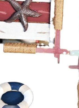 美式中海四地装饰画做旧墙饰居实木壁画套CJ06创意家工艺品墙上壁