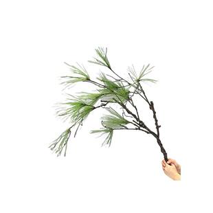 仿真松树假松枝景枝观松针黑松柏枝迎松圣HH-00129诞树枯客枝叶大