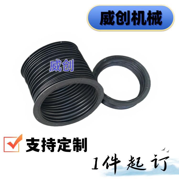 机械设备丝杠伸缩保护套丝杆防尘套油缸防护罩机床光杠防护罩图片