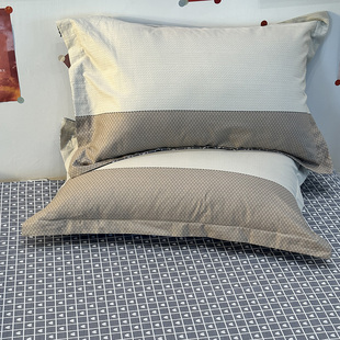 速发简约纯棉胆套100全棉枕头套48x74男用人枕芯内枕套四季通成耐