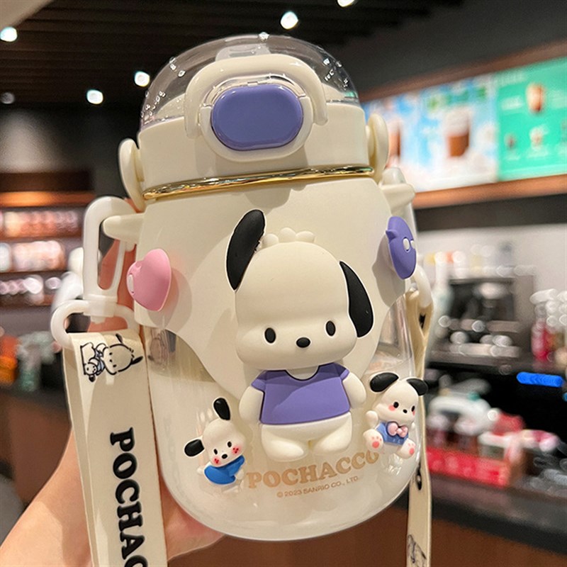 速发可爱水杯生高颜值超萌吸管夏2大肚杯子便天新款携022