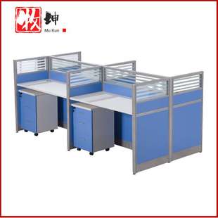 4人位6人位职员单人办公桌电脑桌椅 屏风办公桌简约现代办公家具2