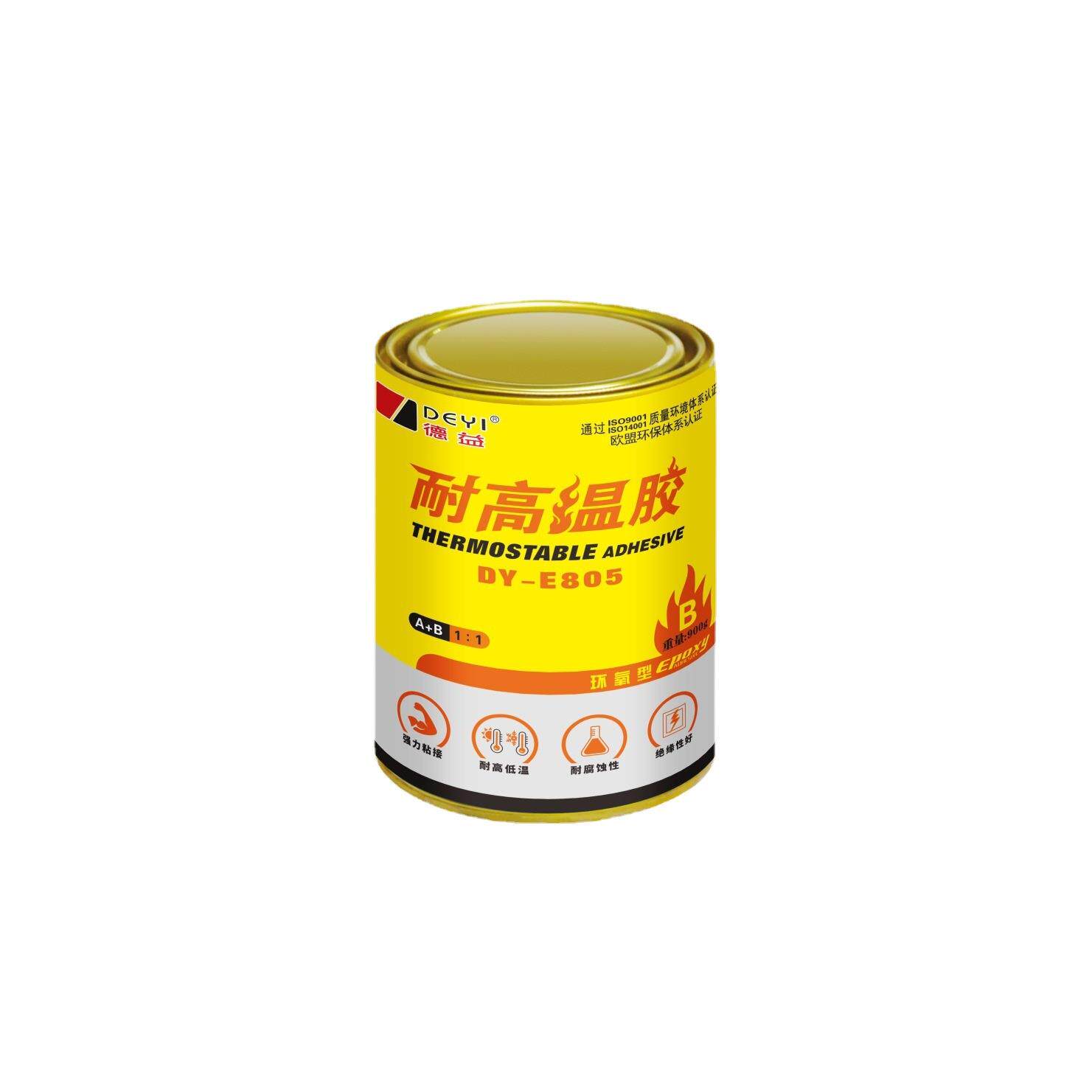 德益DY-E805耐高温结构胶环氧树脂AB胶陶瓷金属不锈钢石材胶1.8kg
