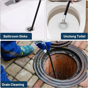 180Bar凯驰拉瓦高压清洗机用 下水道通污旋转喷嘴清洗水管