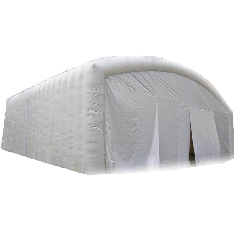 充气帐篷户外大型保暖抗寒工地施工免搭建移动帐篷防风防雨蒙古包