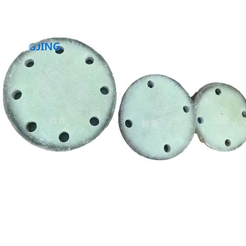 玻璃钢法兰人孔盖DN500玻璃钢盲板防静电耐高温玻璃钢观察孔