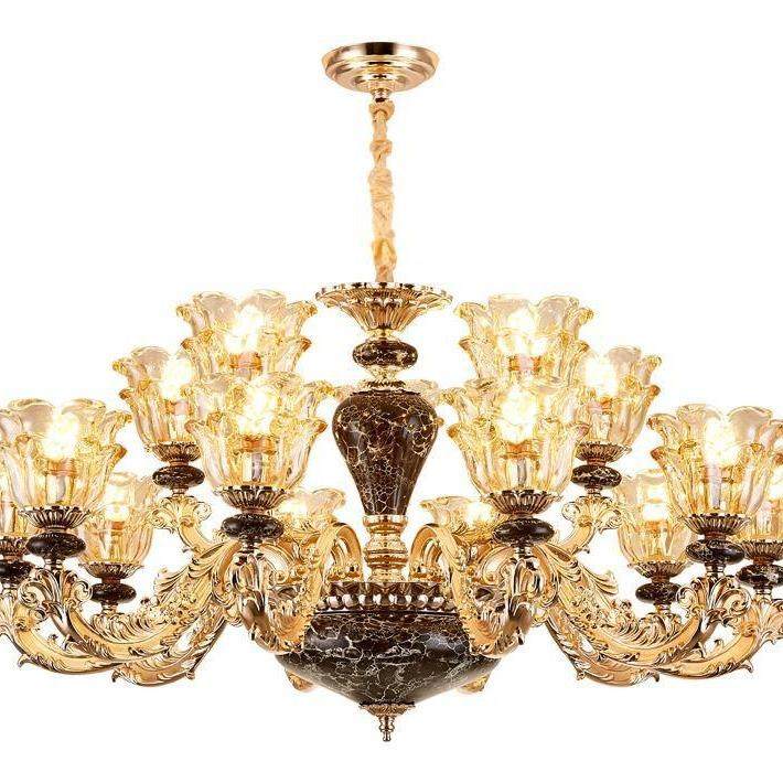 欧式轻奢吊灯客厅灯奢华大气现代简约法式陶瓷卧室锌合金别墅灯具,家装灯饰光源,智能吊灯,淘宝优惠券,粉丝福利购,淘宝优惠卷