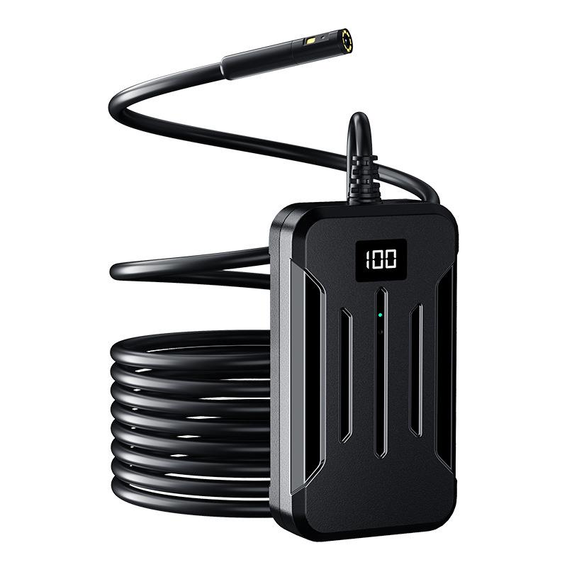 无线wifi下水道内窥镜8mm双镜头高清工业摄像机检测仪管道窥视镜