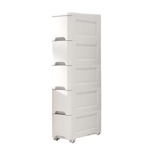 夹缝收纳柜子抽屉式厨房超窄缝隙柜加深款塑料储物柜卫生间置物架