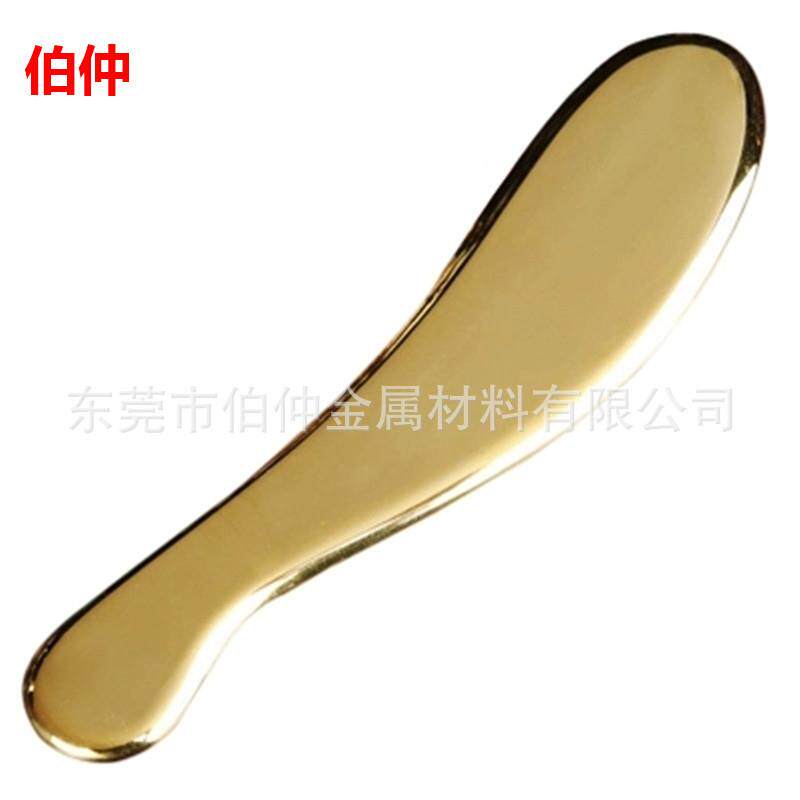 纯黄铜刮痧板工厂中号4*40*188小号4*40*178大号4*45*200