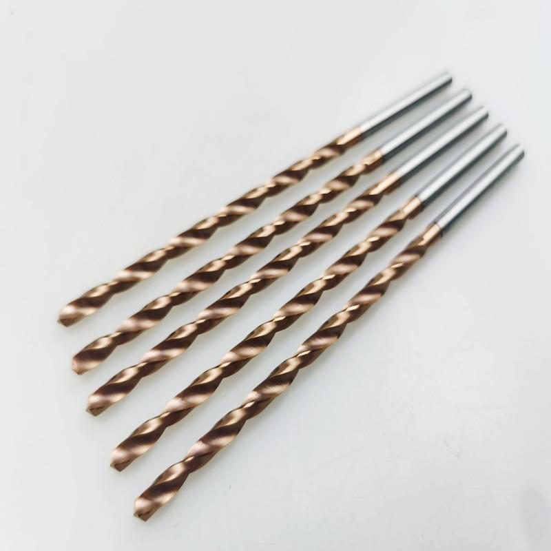 LOT涂层60度钨OFE钢钻头加长头G0整钻体硬质合金麻花钻6*1120-K15