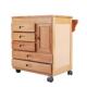 米拉格榉木多功能移动油画储物柜油画车带抽屉落地画架画板全套