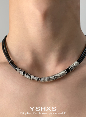 复古金属缠绕设计感项链