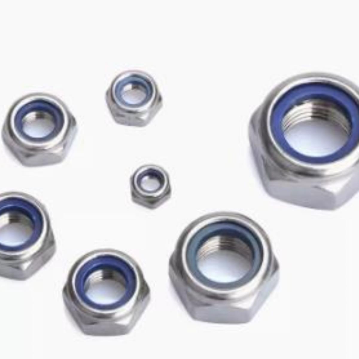 非金属嵌件六角锁紧螺母防松螺母TBK43 TBK44-M2-M3-M4-M5-M6-M8