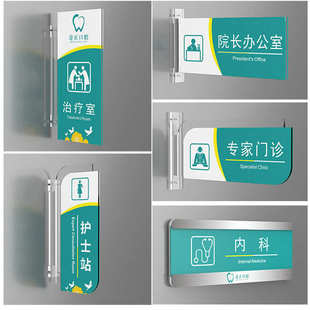 医院口腔科诊g所门牌中医门诊标识牌科室牌标示牌定制病房指示牌