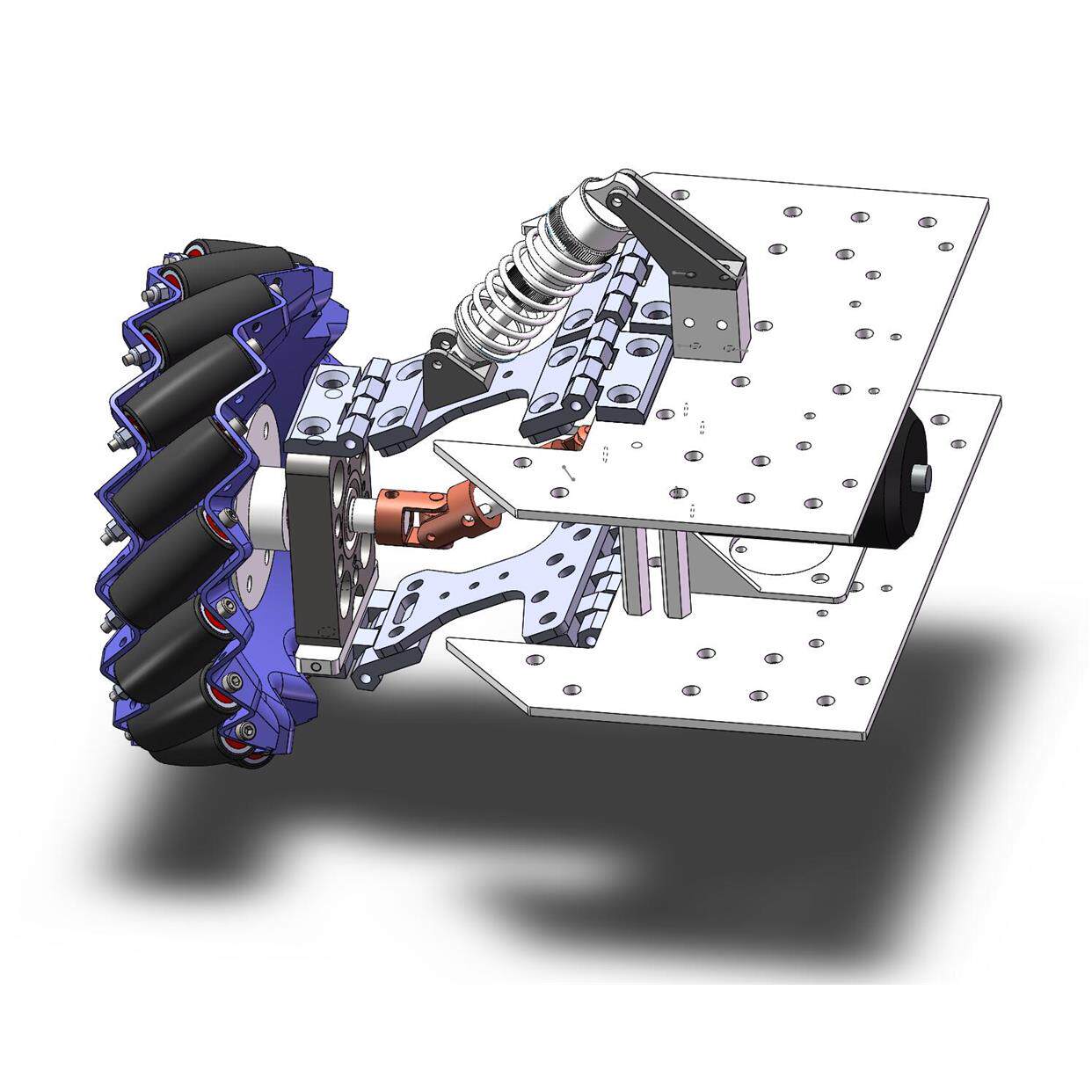 Robomaster Robocon 机器人底盘 单轮独立悬挂套件M1M101溪地创新