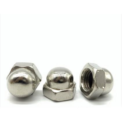 GB802盖型螺母 镀镍组合盖母 球形螺帽 装饰螺帽盖帽M3M4M5M6-M20