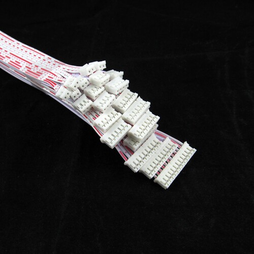双头红白排线 20CM 30CM 2.0MM PH2.0-2P 3P 4P 5 6 7 8 9 10P12P