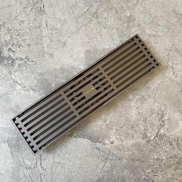 悍雕地漏全铜8X30cm加长长条形隐形防臭地漏浴室淋浴侧排水枪灰色,农用物资,苗木固定器/支撑器,淘宝优惠券,粉丝福利购,淘宝优惠卷