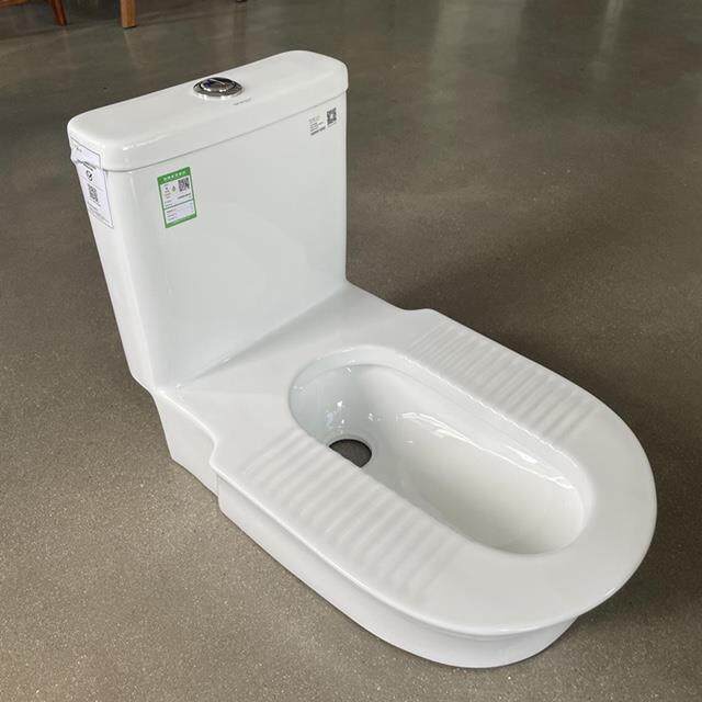 家用马桶改蹲便台式蹲便器免砌台免挖坑一体式防臭蹲坐两用坐便器