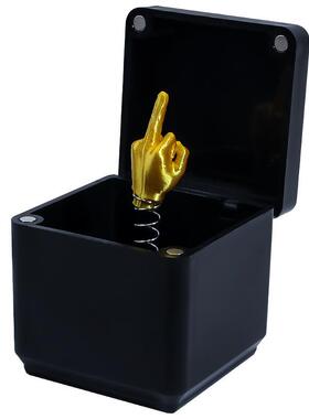 3D打印跨境tk新品Mddle Fnger n a Box惊喜恶搞中指礼 盒子