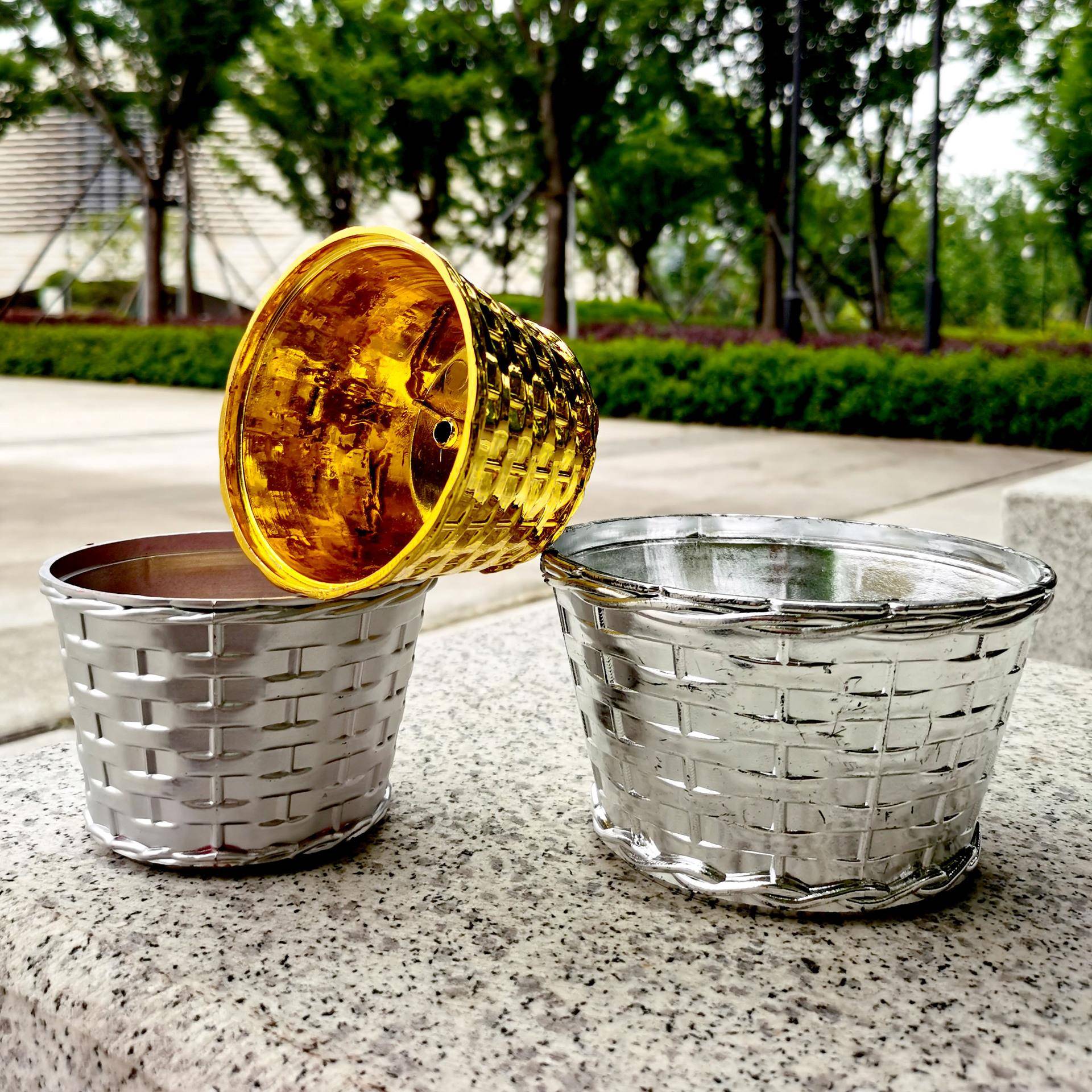 厂家直销圣诞树固定底座支架脚盆绿植花盆圣诞装饰场地布置用品