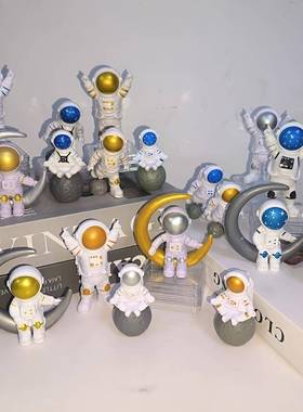 创意太空人宇航员桌面摆件装饰模型儿童生日礼物家居饰品