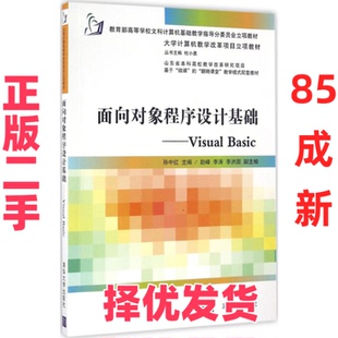 【正版二手】 面向对象程序设计基础 Visual Basic/大学计算机教学改革项目立项教材 孙中红,赵峰,李涛,李洪国 著 清华大学出