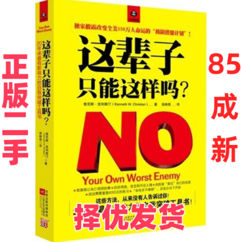 【正版二手】 这辈子,只能这样吗? (美)克利斯汀 连映程 江苏凤凰文艺出版社 9787539938752