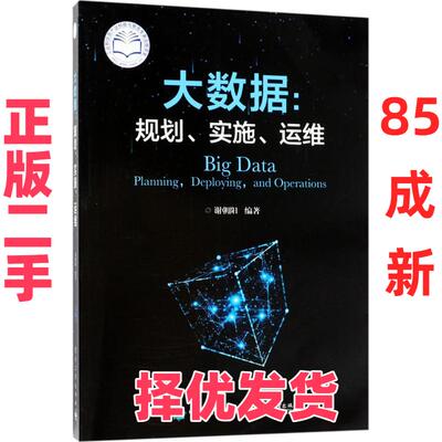 【正版二手】 大数据：规划、实施、运维 谢朝阳 电子工业出版社 9787121339523