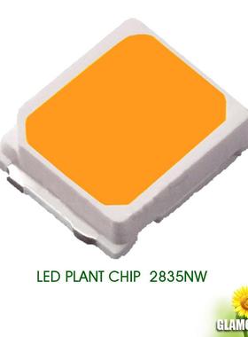 2835led全光谱灯珠2835led贴片灯珠植物生长灯珠28350.5粉紫灯珠