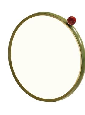 升级铝材普瑞奶油果果绿色卧室灯超薄无缝吸顶灯孟菲斯高级护眼灯