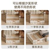 婴儿围栏爬行垫地上三面儿童游戏室内家用宝宝安全防护栏