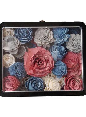 现货|50朵混合套装通草花欧式风家居装饰花艺干花香薰扩香花