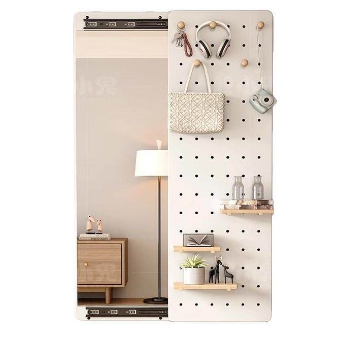 隐形穿衣镜推拉关闭隐藏全身镜子贴墙可遮挡壁挂洞洞板玄关试衣镜,住宅家具,穿衣镜,淘宝优惠券,粉丝福利购,淘宝优惠卷