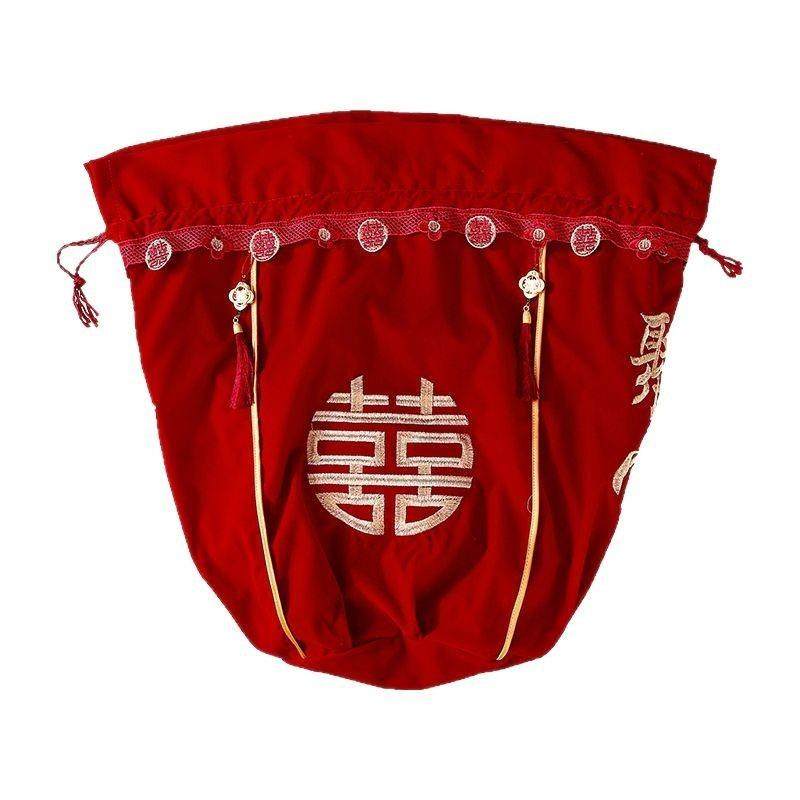 结婚包袱刺绣包盆布可包两盆女方红布新娘陪嫁嫁妆女方出嫁包盆布,节庆用品/礼品,陪嫁用品套装,淘宝优惠券,粉丝福利购,淘宝优惠卷