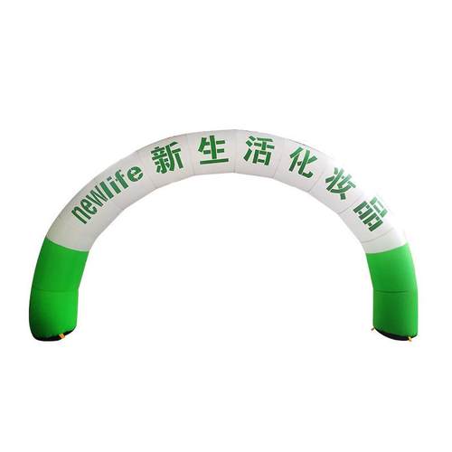 现货供应6-18米户外现场活动彩虹桥庆典婚庆充气模型单拱门