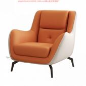 网红懒人舒适新款 高级轻奢单人沙发休闲小户型卧室客厅家用组合